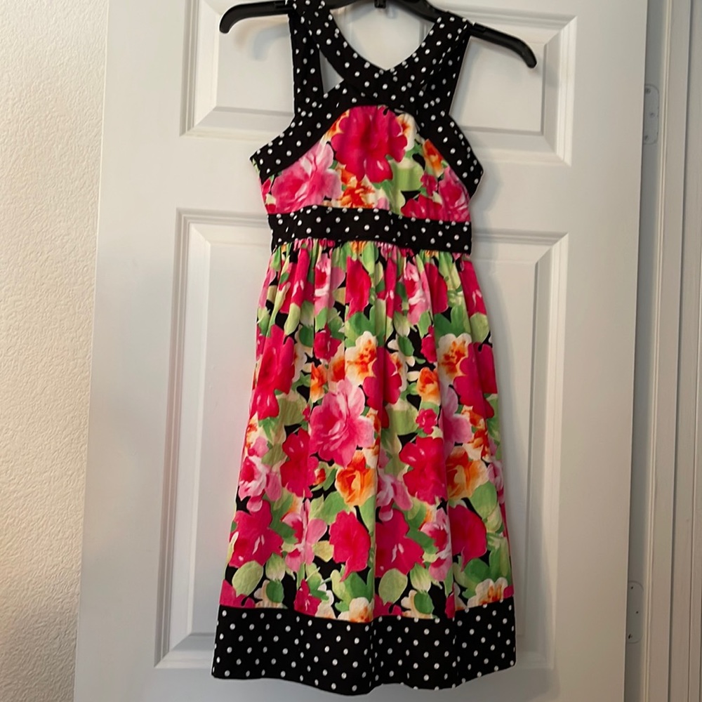 BONNIE JEAN  SUNDRESS. Girls, Sz 14. Bright and colorful floral sundress!